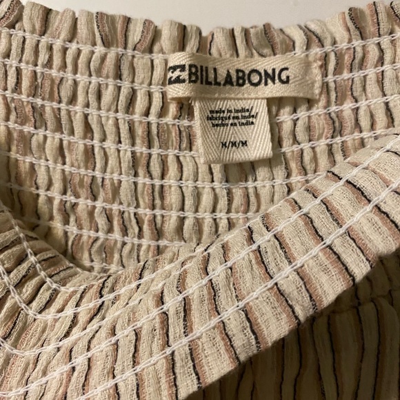 NWT! Billabong New Waves Wide Leg Beach Pant Stripe Medium Flowy Lightweight - Picture 8 of 16